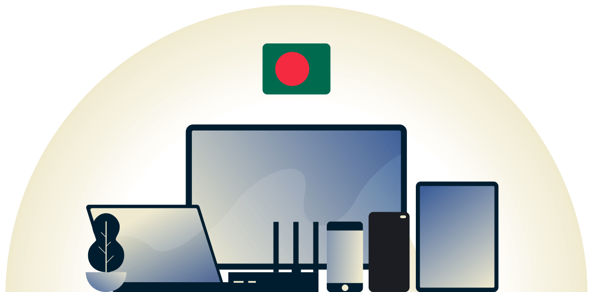 VPN บังคลาเทศ ปกป้องความหลากหลายของอุปกรณ์