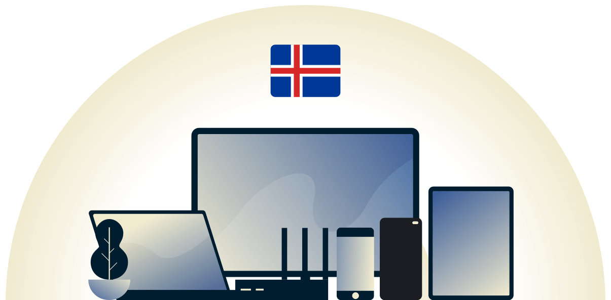 Island VPN skyddar en m&auml;ngd olika enheter.